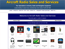 Tablet Screenshot of aircraftradio.com.au